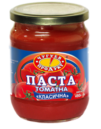 New package of tomato paste "Klasichna"