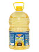 Chuguev-Product refined sunflower oil in a 5L bottle